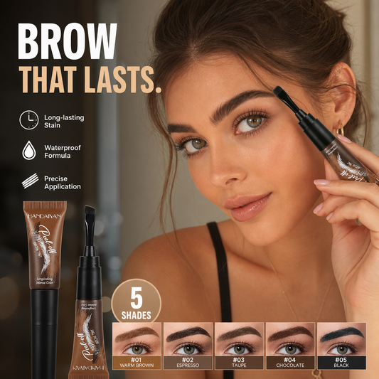 🏆 50% DE RÉDUCTION ! 🌟Dernier jour Teinture sourcils étanche, facile application retire simplement couvre poils gris best-seller 50000 ventes ✨