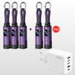 💥 Offre spéciale : Achetez 2, recevez 1 GRATUIT !🔌 Câble de charge 4 en 1 avec affichage numérique et anneau porte-clés – charge rapide, résistant aux nœuds et compact