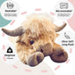 Jouet Nouveau Cadeau de Noël 🐂🎁 Peluche Mignonne de Vache des Highlands en Dessin Animé