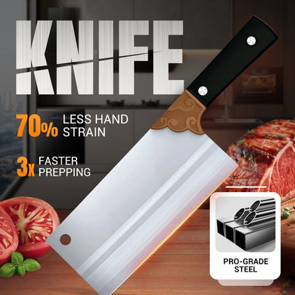 🔪 Couteau de cuisine forgé, tranchant et durable ! ⚔️
