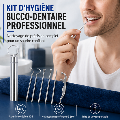 Ensemble de Cure-Dents Réutilisables en Inox🦷Durable & Hygiénique