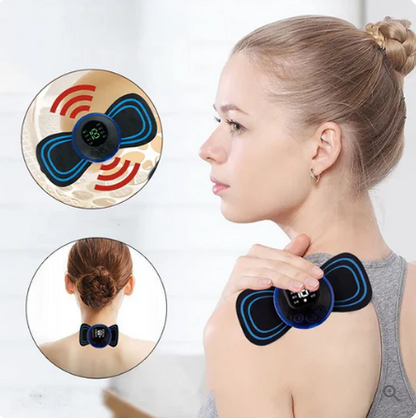 📢📢50 % de réduction !!!✨Masseur portable 8 modes + écran LCD : soulagement musculaire discret, rechargeable & sans fil ! 💆‍♀️⚡