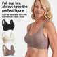 💕50% DE RÉDUCTION ! 💐Soutien-gorge sans coutures à rayures subtiles avec soutien en W – Confort et style !