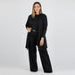 🎉Hot Sale 50% OFF🥳Elegant Longline Cardigan 3-Piece Set – Soft Fabric, Chic Top & Pants for Office Commute & Daily Outings