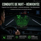 🚗💻 Affichage tête haute HUD GPS auto, compteur de vitesse numérique clair, projection simple sur pare-brise pour la conduite ✨