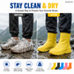 ☔ 👟50% RABATT – Couvre-chaussures silicone étanches – toutes tailles – sans couture – nomades – hommes, femmes, enfants
