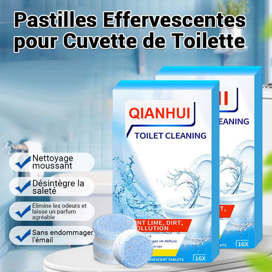 ✨Achetez-en 5 et obtenez-en 8 gratuitement ✨🚽 Comprimés effervescents de nettoyage des toilettes - décontamination, tartre urinaire, alcali urinaire et élimination des odeurs