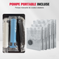 Ensemble de sacs de rangement sous vide de voyage avec pompe portable