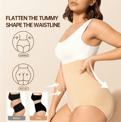 🎁Dernier jour - 1 acheté, 1 offert🎉Culotte gainante taille haute pour un ventre plat