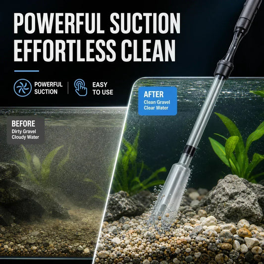 50 % de réduction 🔥 Nettoyeur de gravier électrique pour aquarium
