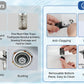 🚰 50% DE RÉDUCTION 🔧 Filtre de vidange 3-en-1 pour lavabo – Acier inoxydable & panier à cheveux amovible – Universal 1,1–2,36 pouces, bouchon à ressort – finition noir mat, durable et facile à nettoyer 🛁✨🛠️