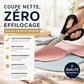 ✂️🧵 Ciseaux à bord zig-zag en acier inoxydable – Poignée ergonomique, anti-effilochage, coupez tissu, papier et cuir avec une finition propre, le couteau suisse des loisirs créatifs 🌸🎨