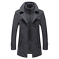 🔈45% DE RÉDUCTION!🧥MANTEAU HOMME DOUBLE COL🍂Laine Chaude Premium, Coupe Moderne pour Automne-Hiver, Style Élégant Intemporel✨
