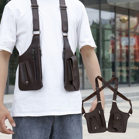 🎒 50% DE RÉDUCTION! 🔥 Sac Tactique Antivol à Double Bandoulière & Poches Multiples pour Homme – Résistant, Sécurisé & Parfait Pour Les Déplacements Quotidiens 🛡️