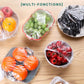 💥 50% DE RÉDUCTION ! 🥗 Sacs de Conservation Fraîcheur – PEHD/PEBD – 100 PCS Réutilisables & Élastiques for Cuisine & Pique-Nique