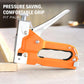 🔨 PROMO LIMITÉE 50% DE RÉDUCTION ! ✨ Pistolet à Clous 3 en 1 – Manuel, pour Bois, 600 Clous Inclus ✨