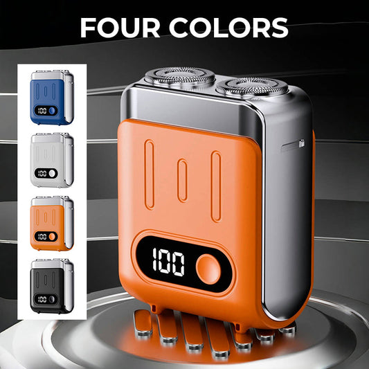 Men's Portable Mini Rotary Electric Shaver