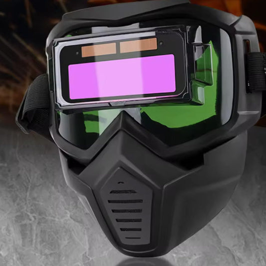 🛡️ 50% RABATT 2026 VENTES CHAUDES! ✨ Casque de Soudage à Assombrissement Automatique - Protection UV/IV avec Réglage Rapide 1/1/1/1 pour Sécurité Maximale 🔥👁️