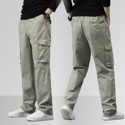 👖Multi-Pocket Durable Ultra Comfort Loose Fit Pants🔥Perfect combination of utility and comfort🔥