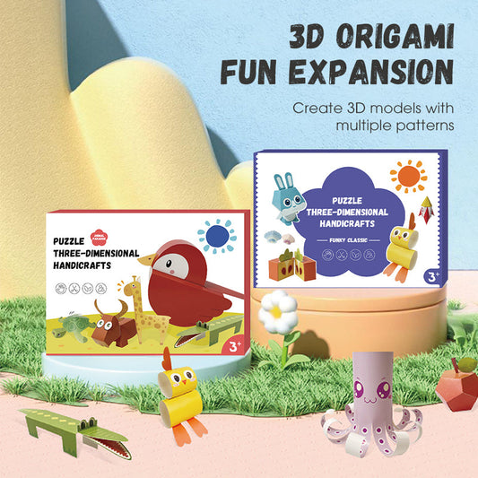 ⏳Spécial à durée limitée⏰Livre de Origami 3D Fait à la Main 🎨✨