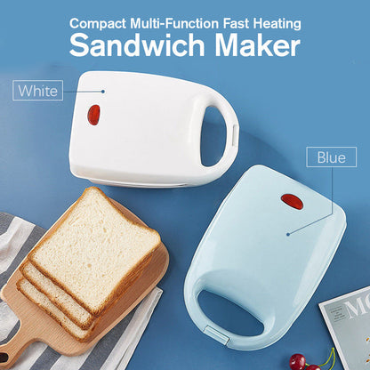 🔥 50% OFF INSTANTANÉ ! 🥪 Machine à Sandwich Multifonction - Chauffage Rapide, Design Compact Bleu/Blanc pour Cuisine et Bureau 💙⚡