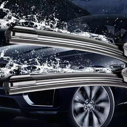 📉 Promo exclusive – seulement aujourd’hui！⚡⚡-Essuie-glace multifonctionnel à double bande en caoutchouc sans armatures