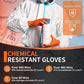(30 paires)🔥🔥Gants jetables en nitrile avec renfort à motif losange, gants de protection industriels