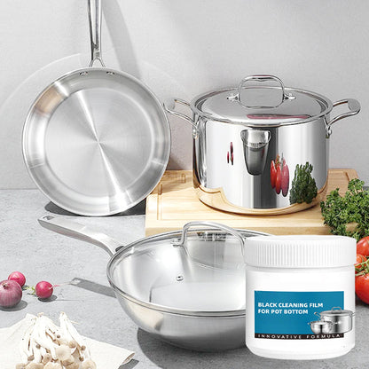 🧽 ACHETEZ 2 OBТENEZ 1! ✨ Pâte Dissolvante Résidus Brûlés - Nettoie en Profondeur Casseroles & Plats sans Rayures, Élimine Graisse et Carbonisation en 5 Min 🍳🔥