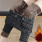 Jeans skinny extensibles et chauds à taille haute pour femmes