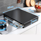 Housse et Étagère 2-en-1 Multifonction en Acier au Carbone pour Plaque de Cuisine