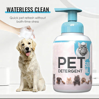Shampoing nettoyant sans rinçage pour chiens et chats