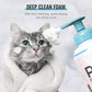 Shampoing nettoyant sans rinçage pour chiens et chats