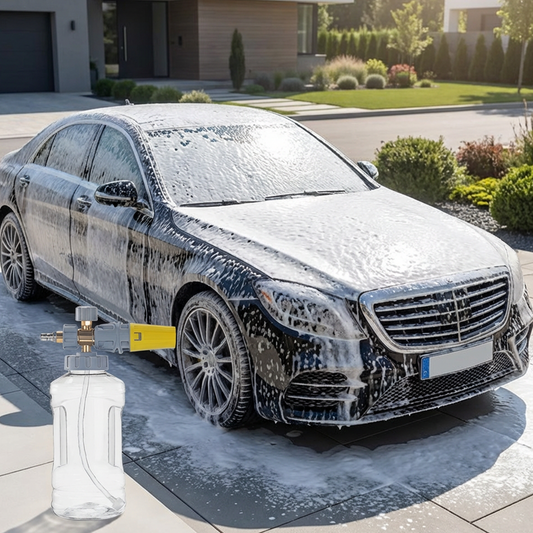 🚗50% DE RÉDUCTION OFFRE LIMITÉE ! Canon à Mousse Haute Pression pour Lavage Auto, Lance à Neige Réglable avec Grand Réservoir pour Nettoyeur Haute Pression