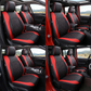 📢📢50% DE RÉDUCTION !! Livraison gratuite⏰ Ensemble de 9 housses de siège auto en cuir – Ajustement universel, durables & faciles d'entretien – Parfaites pour le confort & la protection en voiture 🚗