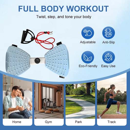 💪 EXCLUSIF PÂQUES : 60% DE RÉDUCTION ! Stepper Cardio Compact avec Torsion & Bandes de Résistance – Entraînement Complet Maison 🏠✨