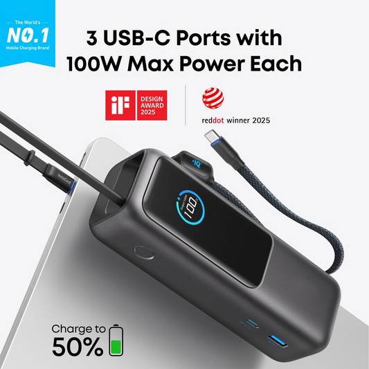 Chargeur portable avec câble intégré