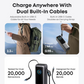 Chargeur portable avec câble intégré