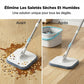 Hands-Free Flat Mop and Bucket Kit with Water Separation System
