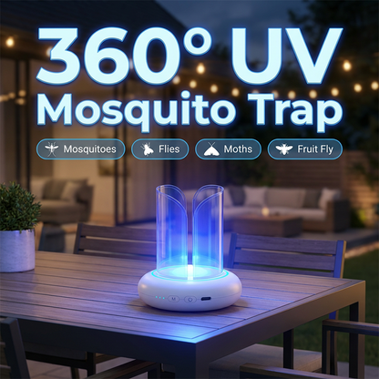 🦟🚫Lampe anti-moustiques et pièges à mouches à LED UV 360°