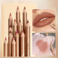 💄 2 achetés, le 1e offert 💋 Coffret de 12 crayons à lèvres anti-bavures – Longue tenue et waterproof – Fini mat et application fluide – Un contour parfait pour tous les looks 💖