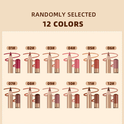 💄 2 achetés, le 1e offert 💋 Coffret de 12 crayons à lèvres anti-bavures – Longue tenue et waterproof – Fini mat et application fluide – Un contour parfait pour tous les looks 💖