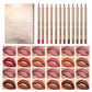 💄 2 achetés, le 1e offert 💋 Coffret de 12 crayons à lèvres anti-bavures – Longue tenue et waterproof – Fini mat et application fluide – Un contour parfait pour tous les looks 💖