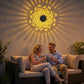 🌞 50 % DE RÉDUCTION MAINTENANT ! 🌀 Lampe solaire mandala – Projection de motifs époustouflants, design 2 en 1 pour sol et mur, étanche IP65, allumage/extinction automatique 🌿