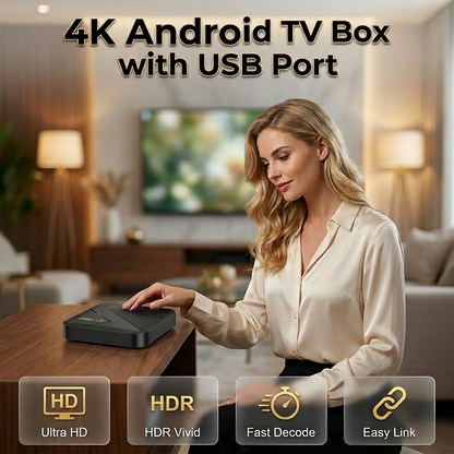 🎁 50 % DE RÉDUCTION EN CE MOMENT ! ⏳Boîtier Android TV avec Bluetooth