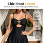 Women's Cutout Swimdress with Starfish Detail