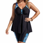 👙 50% DE RÉDUCTION !💐 Maillot de bain deux-pièces pour femme : haut ample et short – effet amincissant au niveau du ventre, shorty, bon maintien ✨