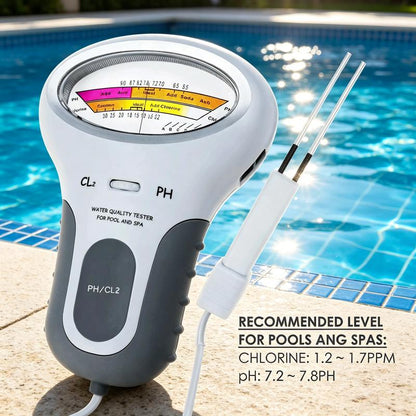 🔬 50% DE RÉDUCTION 💧 Testeur 2-en-1 pH & Chlore – Mesures précises pour eau cristalline – Idéal pour piscine ou spa – rapide, fiable et facile à utiliser 🏊✨
