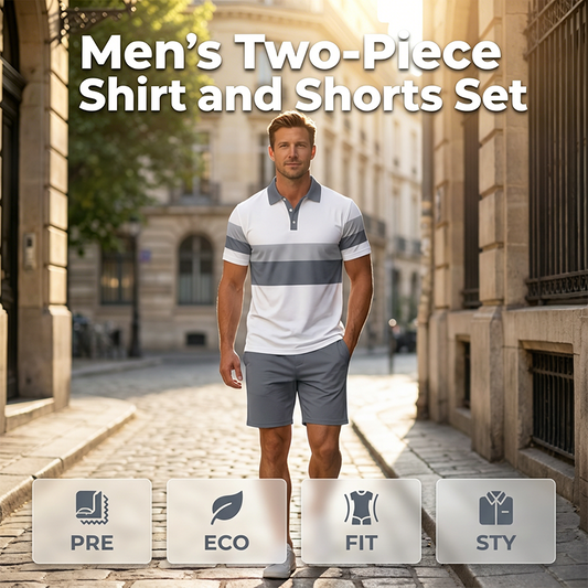💥 -50% ! 👕 Ensemble Chemise & Short Imprimé Homme – Tissu Respirant & Coupe Stretch – Col Classique, Ceinture Élastique – Parfait pour l’Été, la Plage et les Vacances ✨🌴