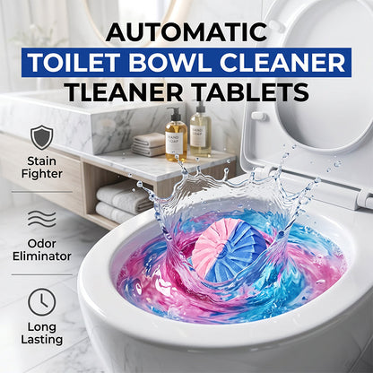 Automatic Toilet Bowl Cleaner Tablets for Stain and Odor Removal