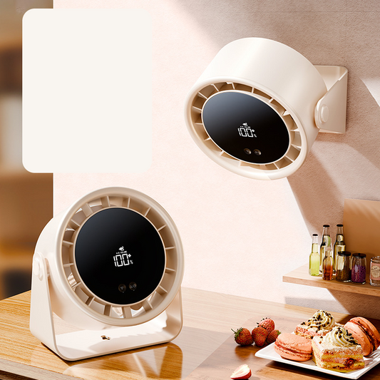 Ventilateur de bureau rechargeable par USB pour la chambre à couche